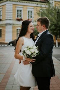 Image of a bride and groom