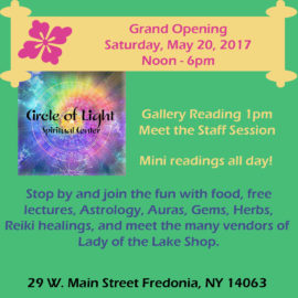 Come today to Circle of Light Grand Opening