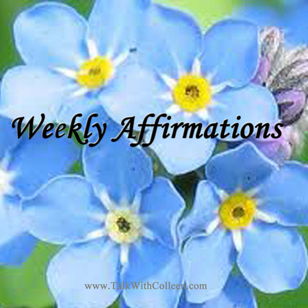 Weekly Affirmation – I control my life