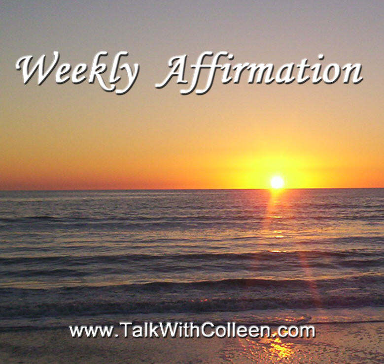 Weekly Affirmation – You are the Universe….