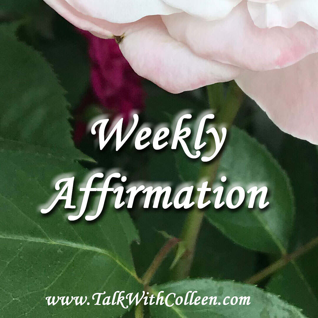 Weekly Affirmation – Progress over Perfection