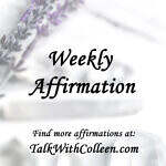 Weekly Affirmation – Prayer in Stressful times