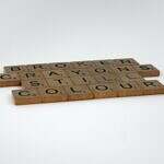 know your worth. Image of scrabble letters spelling out broken crayons still colour.