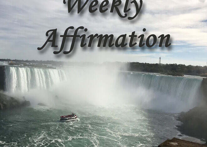 Weekly Affirmation – For Stressful Times Take a Deep Breath