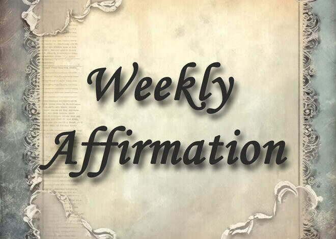 Weekly Affirmation: Releasing Self-Doubt