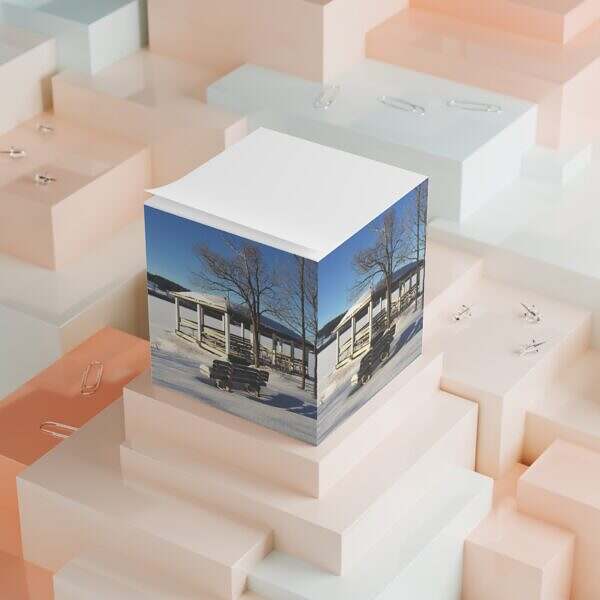 Lily Dale Boathouse Note Cube - Perfect for Home Office & Spirituality Enthusiasts - Image 4