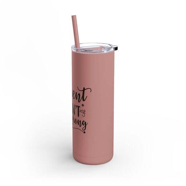Skinny Matte Tumbler – Inspiring Drinkware for Your Daily Journey - Image 5