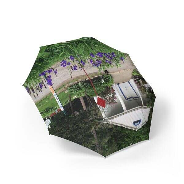 Healing Temple Umbrella – Stylish Protection for Rainy Days - Image 2