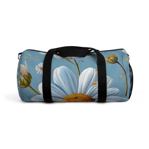 Floral Print Duffel Bag – Perfect for Travel and Fitness - Image 2