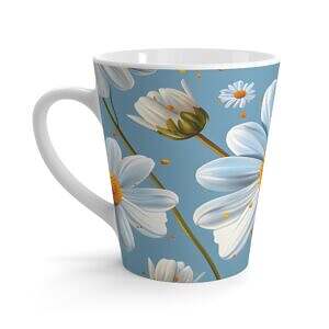 Sunny Daisy Latte Mug – Perfect Gift for Flower Lovers & Spring Celebrations