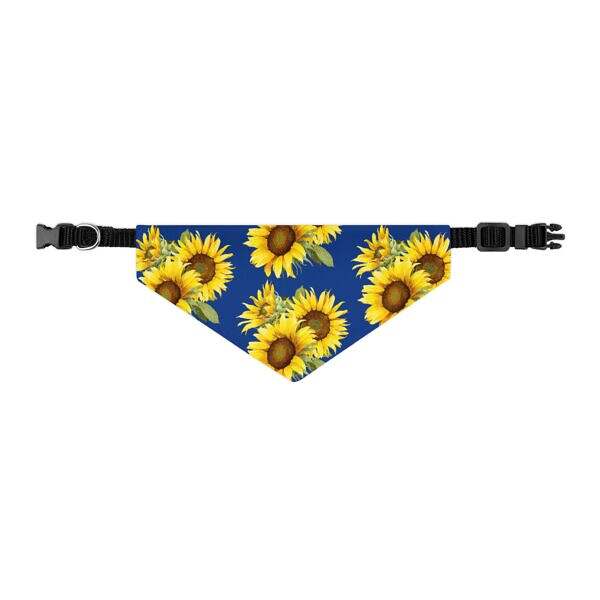 Sunflower Pattern Pet Bandana Collar – Perfect for Dogs on Sunny Days - Image 9