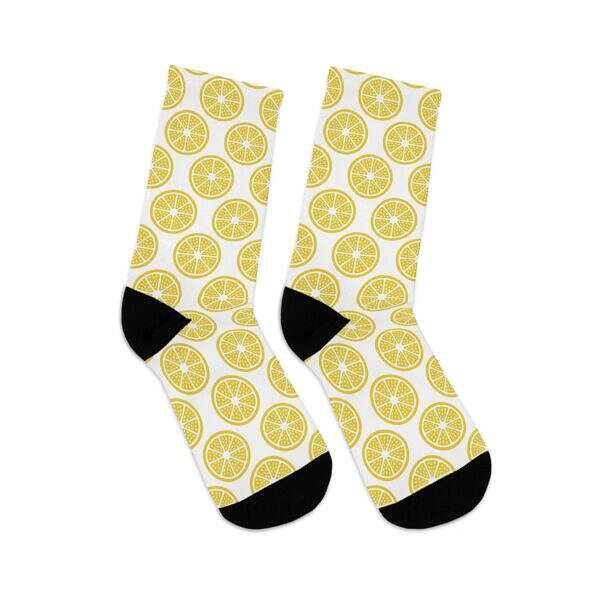 Zest Up Your Step – Lemon Crew Socks - Image 6