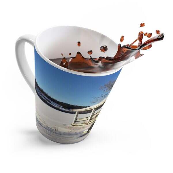 Lily Dale Boathouse Latte Mug - Image 4