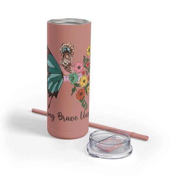Skinny Matte Tumbler – Inspiring Drinkware for Your Daily Journey - Image 31
