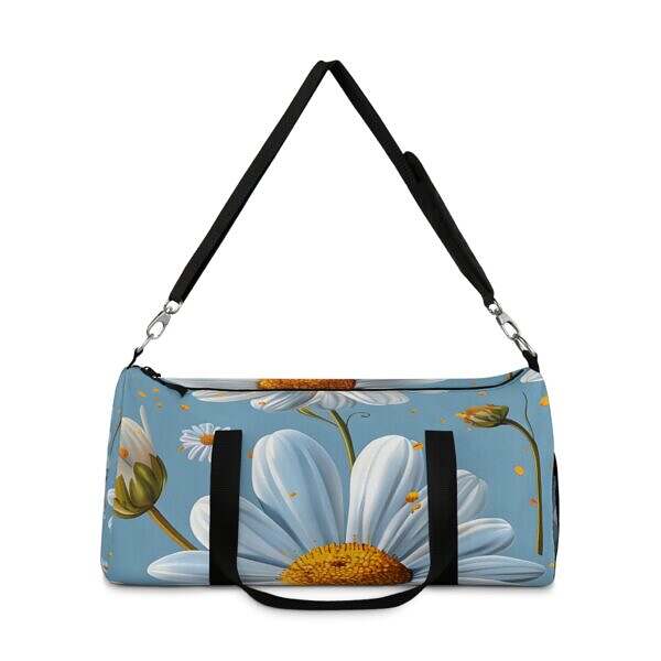 Floral Print Duffel Bag – Perfect for Travel and Fitness - Image 10