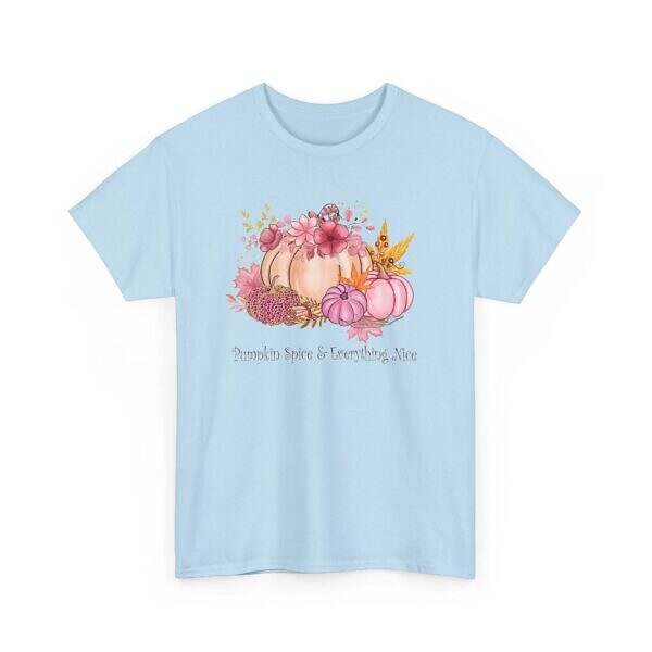 Fall Pumpkin Spice Unisex Heavy Cotton Tee - Image 20