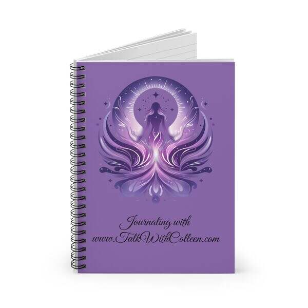 Jouranling with Talk With Colleen Spiral Notebook - Image 2