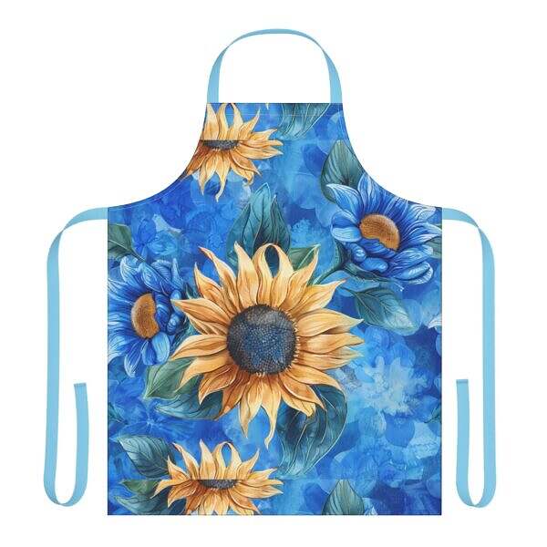 Sunflower Burst Apron – Brighten Your Kitchen with Joyful Energy