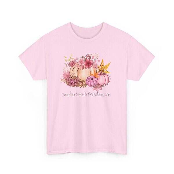 Fall Pumpkin Spice Unisex Heavy Cotton Tee - Image 16