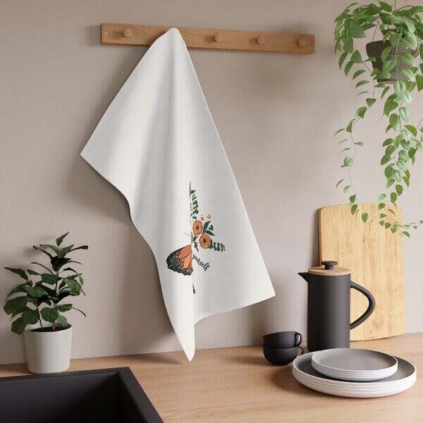 Believe in Yourself Floral Tea Towels – Brighten Your Kitchen Decor - Image 5