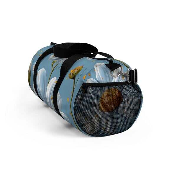 Floral Print Duffel Bag – Perfect for Travel and Fitness - Image 5