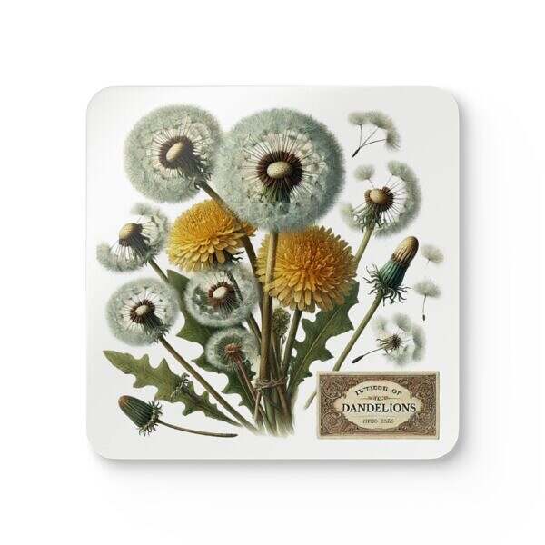 Dandelion Corkwood Coaster Set - Image 2