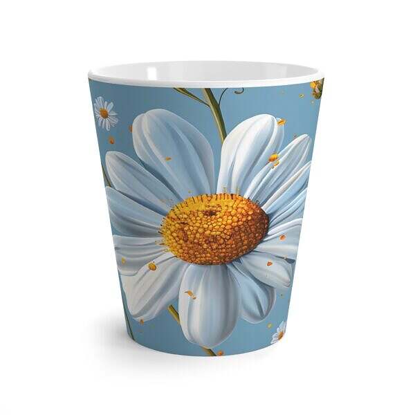 Sunny Daisy Latte Mug – Perfect Gift for Flower Lovers & Spring Celebrations - Image 2