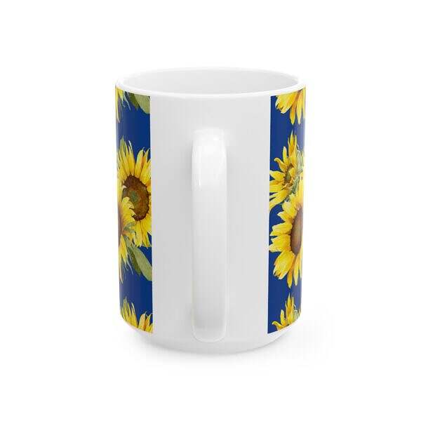 Sunflower Bliss Ceramic Mug – 11oz & 15oz – Brighten Every Sip - Image 10
