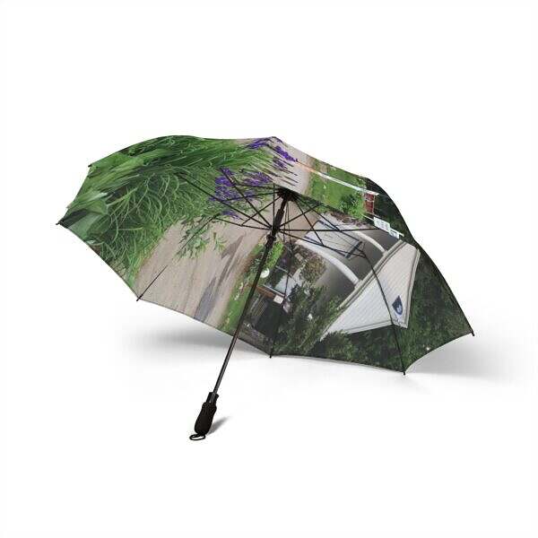 Healing Temple Umbrella – Stylish Protection for Rainy Days - Image 3
