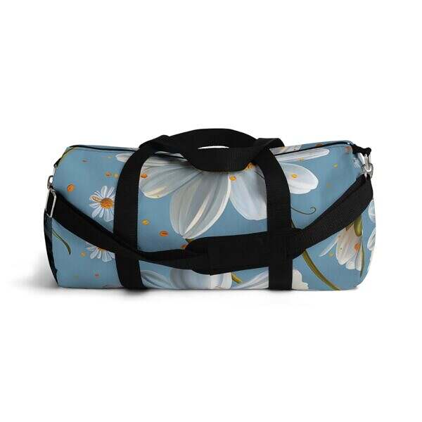 Floral Print Duffel Bag – Perfect for Travel and Fitness - Image 8