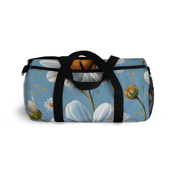 Floral Print Duffel Bag – Perfect for Travel and Fitness - Image 7
