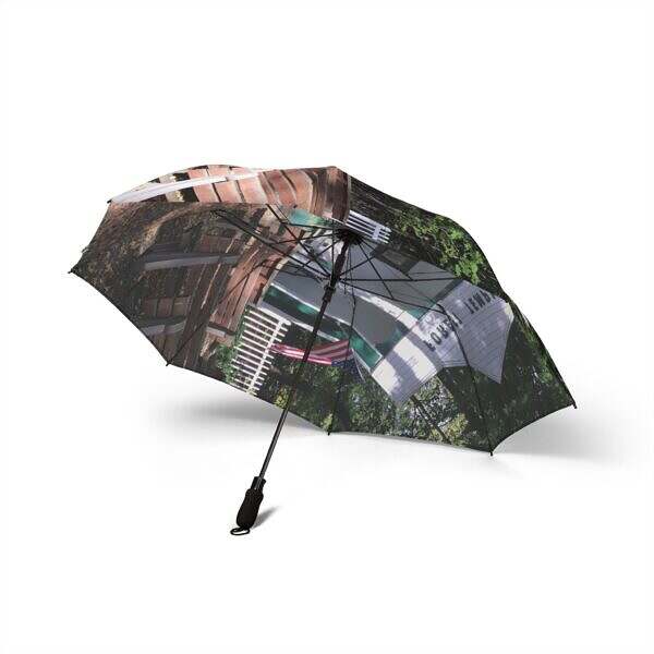 Forest Temple Umbrella – Stylish Protection for Rainy Days - Image 3