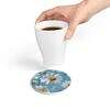 Daisy Floral Ceramic Coaster - Motivational Home Decor - Image 4