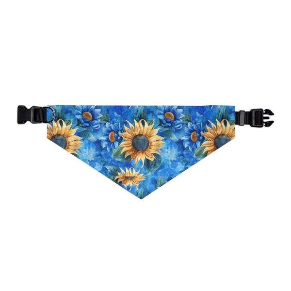 Sunflower Pattern Pet Bandana Collar – Perfect for Dogs on Sunny Days - Image 5