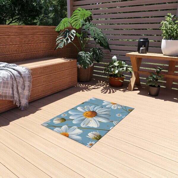 Daisy Outdoor Rug – Boho Decor for Outdoor Living - Image 3