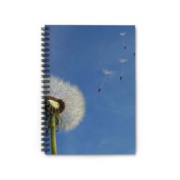Dandelion Spiral Notebook - Be Proud of Yourself
