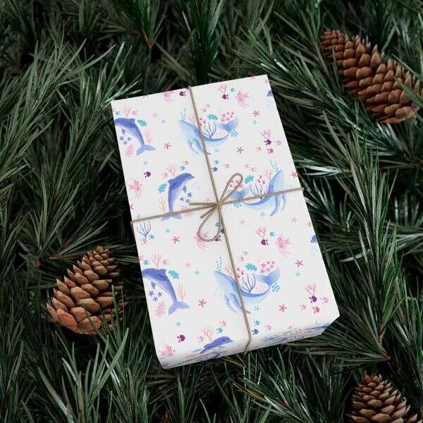Playful Ocean Wrapping Paper - Image 4
