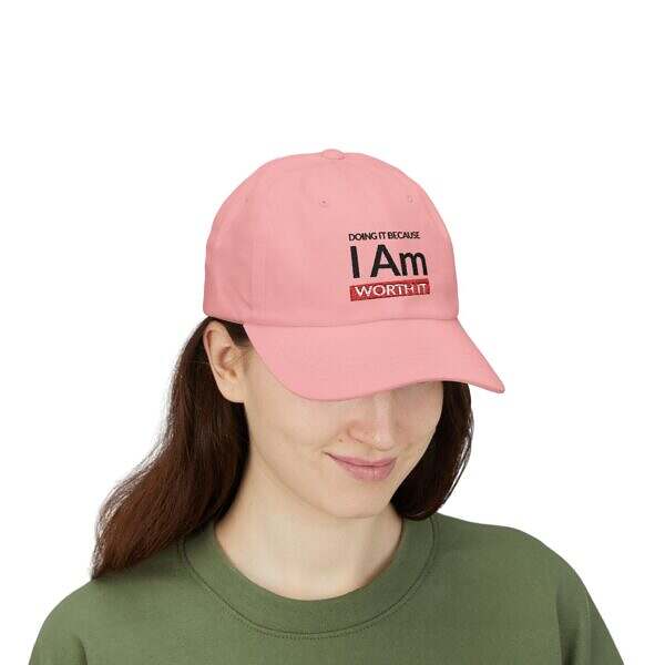 Doing it because I'm worth it Dad Cap - Image 15