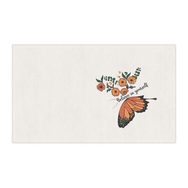 Believe in Yourself Floral Tea Towels – Brighten Your Kitchen Decor - Image 3