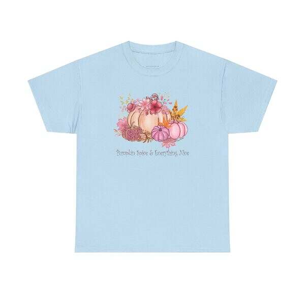 Fall Pumpkin Spice Unisex Heavy Cotton Tee - Image 18