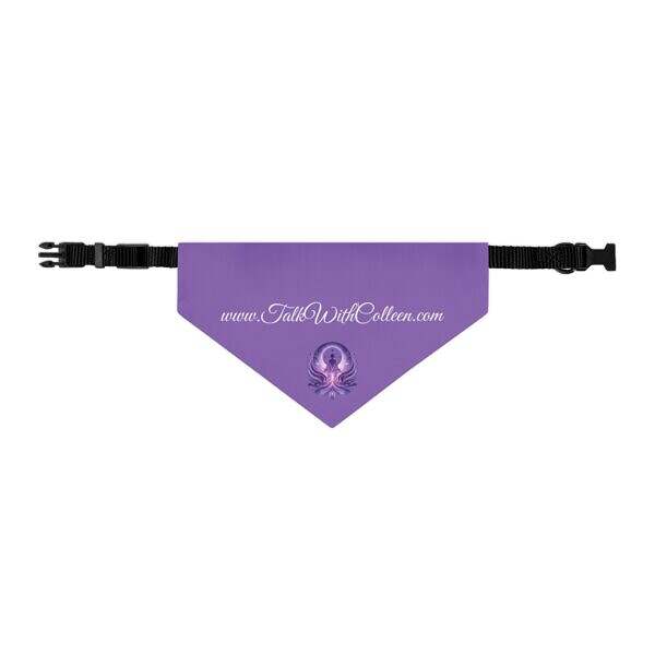 Cool Pet Bandana Collar with Spiritual Design - Perfect for Dog Lovers - Image 2