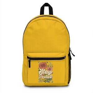 Yellow Backpack for Spiritual Journeys