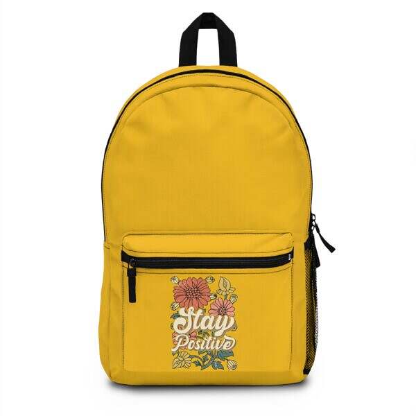 Yellow Backpack for Spiritual Journeys
