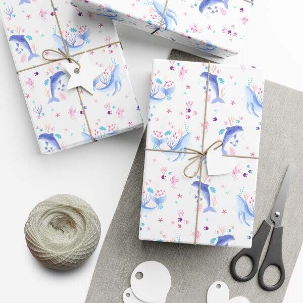 Playful Ocean Wrapping Paper - Image 10