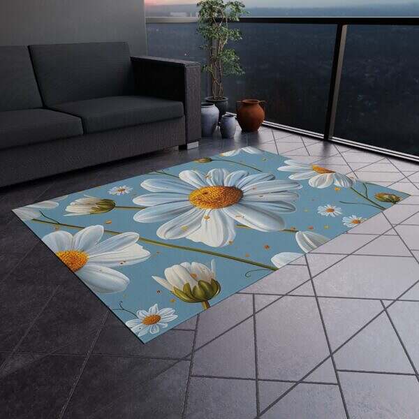 Daisy Outdoor Rug – Boho Decor for Outdoor Living - Image 16