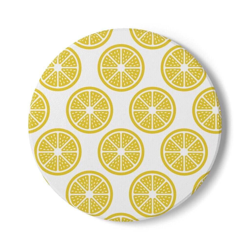 Lemon Ceramic Coaster - Motivational Home Decor