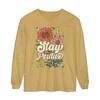 Stay Positive Long Sleeve T-Shirt - Unisex Floral Design for Mindfulness - Image 8