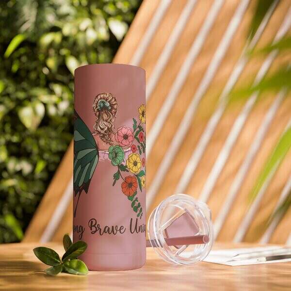Skinny Matte Tumbler – Inspiring Drinkware for Your Daily Journey - Image 33