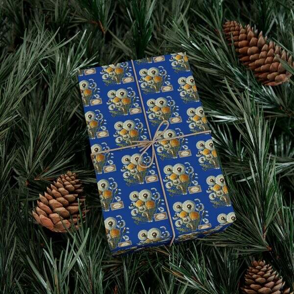 Midnight Wishes Dandelion Gift Wrap - Image 4