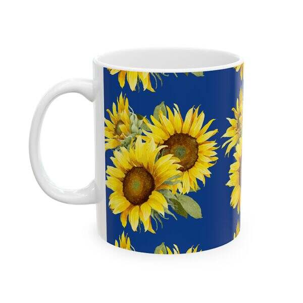 Sunflower Bliss Ceramic Mug – 11oz & 15oz – Brighten Every Sip - Image 3